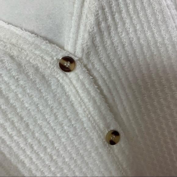 Urban Outfitters ; Out From Under | White Jojo Oversize Thermal Button Front | L - Picture 9 of 14
